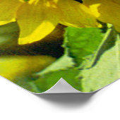 ひまわりプリント ポスター (角)