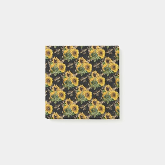 ひまわりプレゼント |野花のない世界 ポストイット (正面)