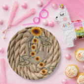 ひまわりヘビ紙プレート ペーパープレート (パーティー)