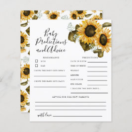 ひまわりベビー予測とアドバイスカード