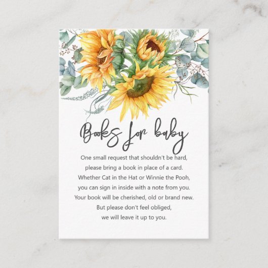 ひまわりベビー依頼書の帳簿 エンクロージャーカード (正面)