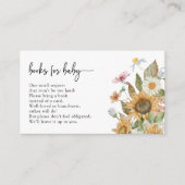 ひまわりベビー エンクロージャーカード (正面)