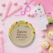 ひまわりペーパープレート ペーパープレート (パーティー)