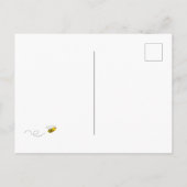 ひまわりホーム甘いホーム黒い動モダン動 案内ポストカード (裏面)