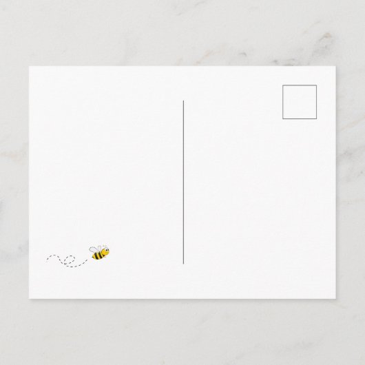 ひまわりホーム甘いホーム黒い動モダン動 案内ポストカード (裏面)