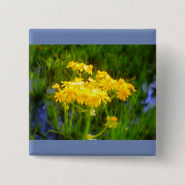 ひまわりボタン 缶バッジ