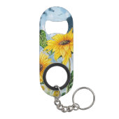 ひまわりボトルオープナー キーホルダー栓抜き (裏面)