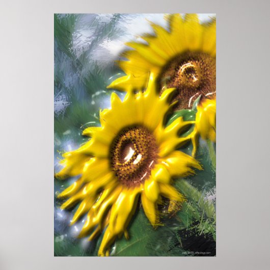 ひまわりポスター ポスター (正面)