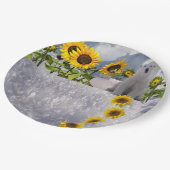 ひまわりポーラベア紙プレート ペーパープレート (アングル)