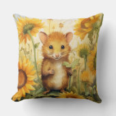 ひまわりマウスガーデン マウスヴィル 17/17 クッション (正面)