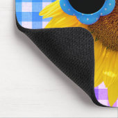 ひまわりマウスパッドのサングラス マウスパッド (コーナー)