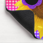 ひまわりマウスパッドのサングラス マウスパッド (コーナー)