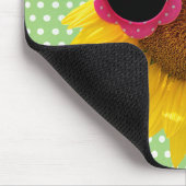 ひまわりマウスパッドのサングラス マウスパッド (コーナー)