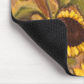 ひまわりマウスパッド美しい黄色の花の贈り物 マウスパッド (コーナー)