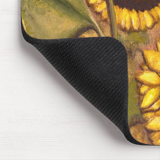 ひまわりマウスパッド美しい黄色の花の贈り物 マウスパッド (コーナー)