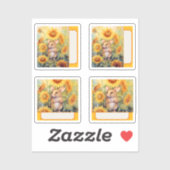 ひまわりマウス シール (シート)