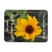 ひまわりマグネット(引用付き) マグネット (横)