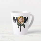 ひまわりママひまわりアートマザーズ カフェラテマグ (右アングル)