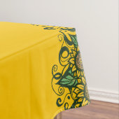 ひまわりマンダラ自然恋人ひまわりフローラ テーブルクロス (インサイチュ)