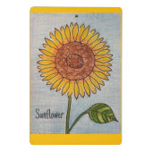 ひまわりミニクリップボード ミニクリップボード (裏面)