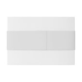 ひまわりミニマリストエレガントな結婚式 招待状ベリーバンド (裏面例)