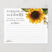 ひまわりミニマル共有A Memory Attendance Card (正面)