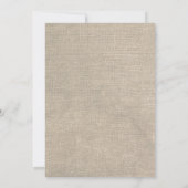 ひまわりメイソンジャーブライダルシャワー招待 招待状 (裏面)