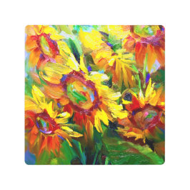 ひまわりメタルアート メタルプリント