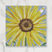 ひまわりメッセージカード フェイバータグ (裏面)