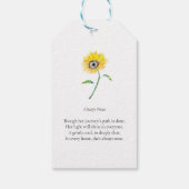 ひまわりメモリアル種パケット ギフトタグ (裏面)