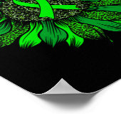 ひまわりメンタルヘルス認識度グリーンリボンルーム ポスター (角)