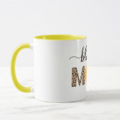 ひまわりモダンとチータ賛美ママ・コーヒー マグカップ (左)