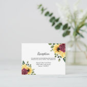 ひまわりモダンとバラフローラ エンクロージャーカード (スタンド正面)