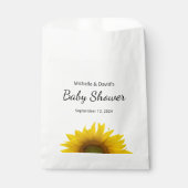 ひまわりモダンの国フローラ赤ちゃんシャワー フェイバーバッグ (正面)