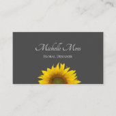 ひまわりモダングレ素朴ー 名刺 (正面)
