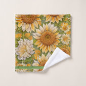 ひまわりモダンビューティフルコレクション バスタオルセット (ウォッシュタオル)