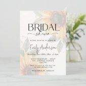 ひまわりモダンフォトブライダルシャワー 招待状 (スタンド正面)