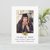 ひまわりモダンフローラ卒業 案内状 (スタンド正面)