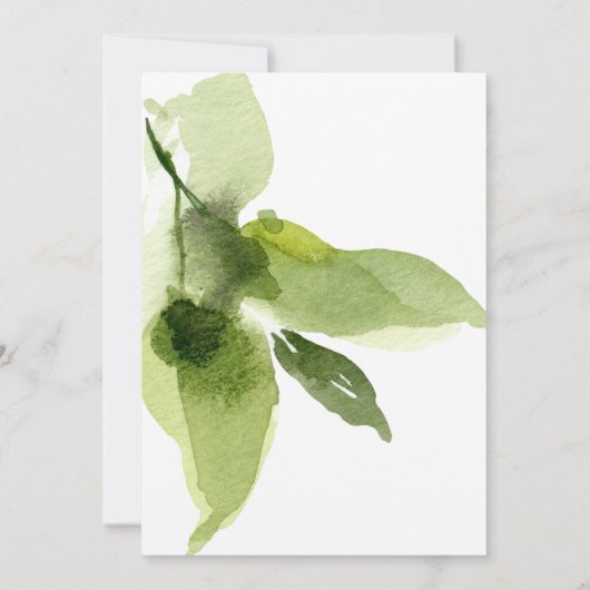 ひまわりモダン50と素晴らしい誕生日パーティー 招待状 (裏面)