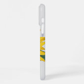 ひまわりモノグラムの iPhoneケース (左側面)