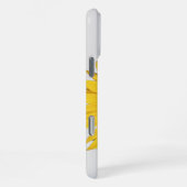 ひまわりモノグラムの iPhoneケース (右側面)