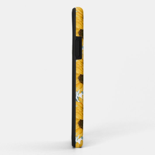 ひまわりモノグラムフローラケースメイトiPhoneケース Case-Mate iPhoneケース (裏面/右)