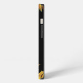ひまわりモノグラム名 iPhoneケース (左側面)