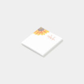 ひまわりモノグラム ポストイット (アングル)