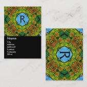 ひまわりモノグラム 名刺 (正面/裏面)