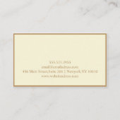 ひまわりユーカリフローラ植物学 名刺 (裏面)