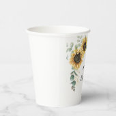 ひまわりユーカリフローラ赤ちゃんシャワー 紙コップ (右)