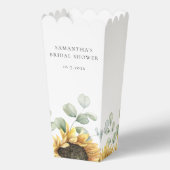 ひまわりユーカリラブインブルームブライダルシャワー フェイバーボックス (裏面)