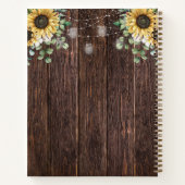 ひまわりユーカリ紐灯レシピ本 ノートブック (裏面)