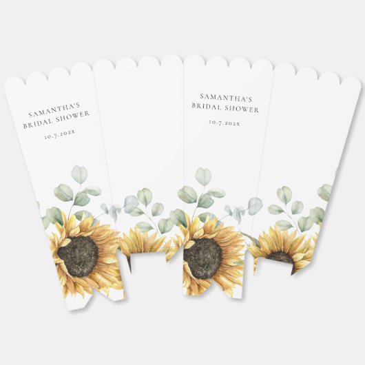 ひまわりユーカリ ラブ・イン・ブルーム ブライズシャワー フェイバーボックス (見開き)